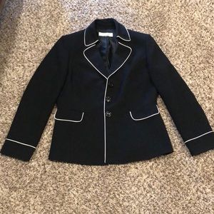 Tahari black suit jacket 12